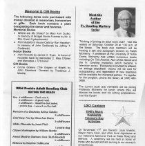 Prairie Trails Public Library District Newsletter Autumn 2000