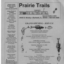 Prairie Trails Public Library Newsletter-Special Edition 2002