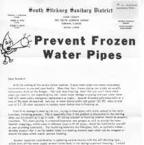 Prevent Frozen Water Pipes