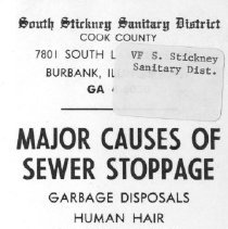 Major Causes of Sewer Stoppage