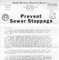 Prevent Sewer Stoppage