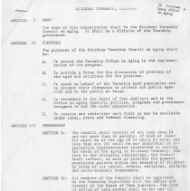 Stickney Township Council on Aging Bylaws