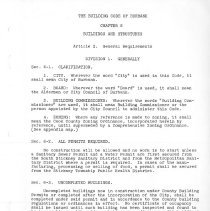 Burbank Building Code, 1970