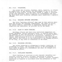 Burbank Building Code, 1970