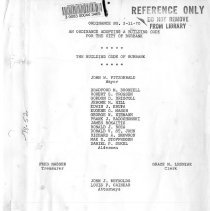 Burbank Building Code, 1970