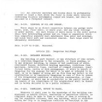 Burbank Building Code, 1970