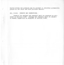 Burbank Building Code, 1970