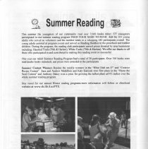 Prairie Trails Public Library Newsletter-Autumn 2001