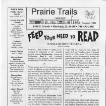 Prairie Trails Public Library Newsletter- Summer 2001