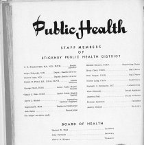 Stickney Township's Annual Reports: 1-9-1953