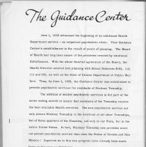 Stickney Township Health District Annual Report- April 1st 1958 to March 31