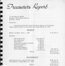 Stickney Township Health District Annual Report- April 1st 1958 to March 31