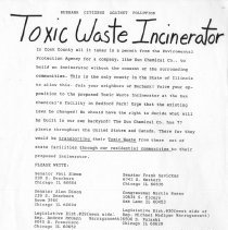 Burbank Citizens Against Pollution Letter