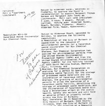 Mayor Fitzgerald's Waste Incinerator Letter