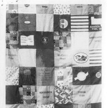 Quilt Displayed at County Fair, September 18 and 19, 1976