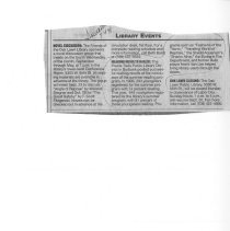 "Reading Results Hailed" Newspaper Clipping