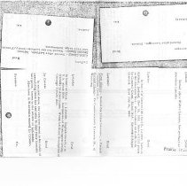 Photocopies from "Vertical File" Street Name Card Catalog