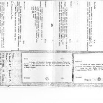 Photocopies from "Vertical File" Street Name Card Catalog