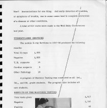 Stickney Township Health District Annual Report: 1957-1958