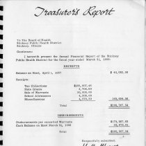 Stickney Township Health District Annual Report: 1957-1958
