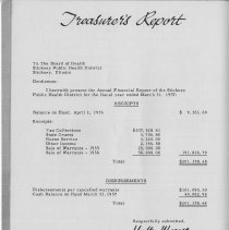 Stickney Township Health District Annual Report 1956-1957