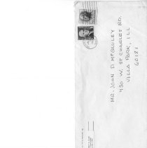 Letter to John McCauley