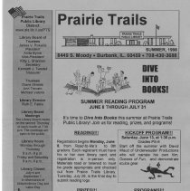 Prairie Trails Newsletter Summer 1998