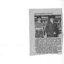 Time Trek Readers Program Newspaper Clipping