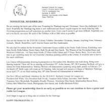 Burbank Cultural Art League - November 2014 Newsletter Part 2