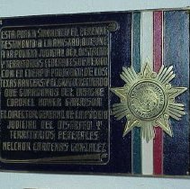 Mexican National Police Plaque