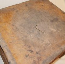 Torn Seat of Rawhide Chair