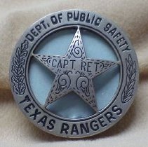 A. Y. Allee Sr. Retired Ranger Captain Badge