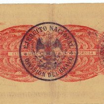 Republica Mexicana Monterrey 1 peso note 1914