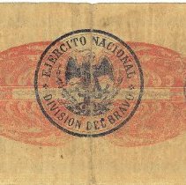 Republica Mexicana Monterrey 1 peso note 1914