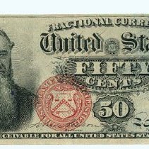 US 50 cent note 1863