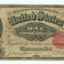 US $1 silver certificate 1891
