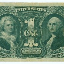 $1 silver certificate series 1896