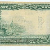 US $20 National Bank note 1902