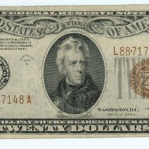 US $20 note 1943