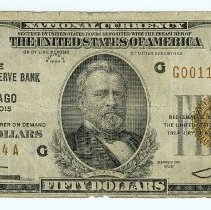 US $50 National Bank note 1929