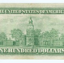 US $100 National Bank note 1929