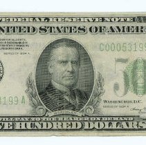US $500 note 1934