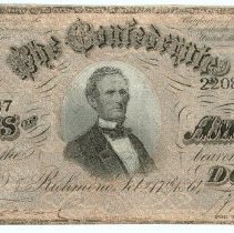 Confederate $50 note 1864