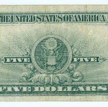 US $5 Silver Certificate 1923