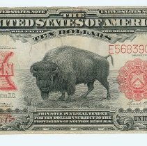 US $10 note 1901