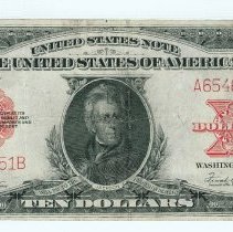 US $10 note 1923