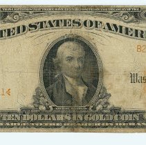 US $10 Gold Certificate 1907
