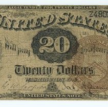 US $20 note 1880