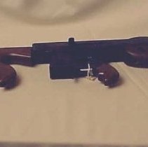single barrel rifle left side
