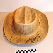 Autographed cowboy hat